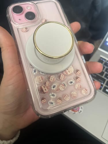 Customer photo review of Shaker Case™ with Custom Charms