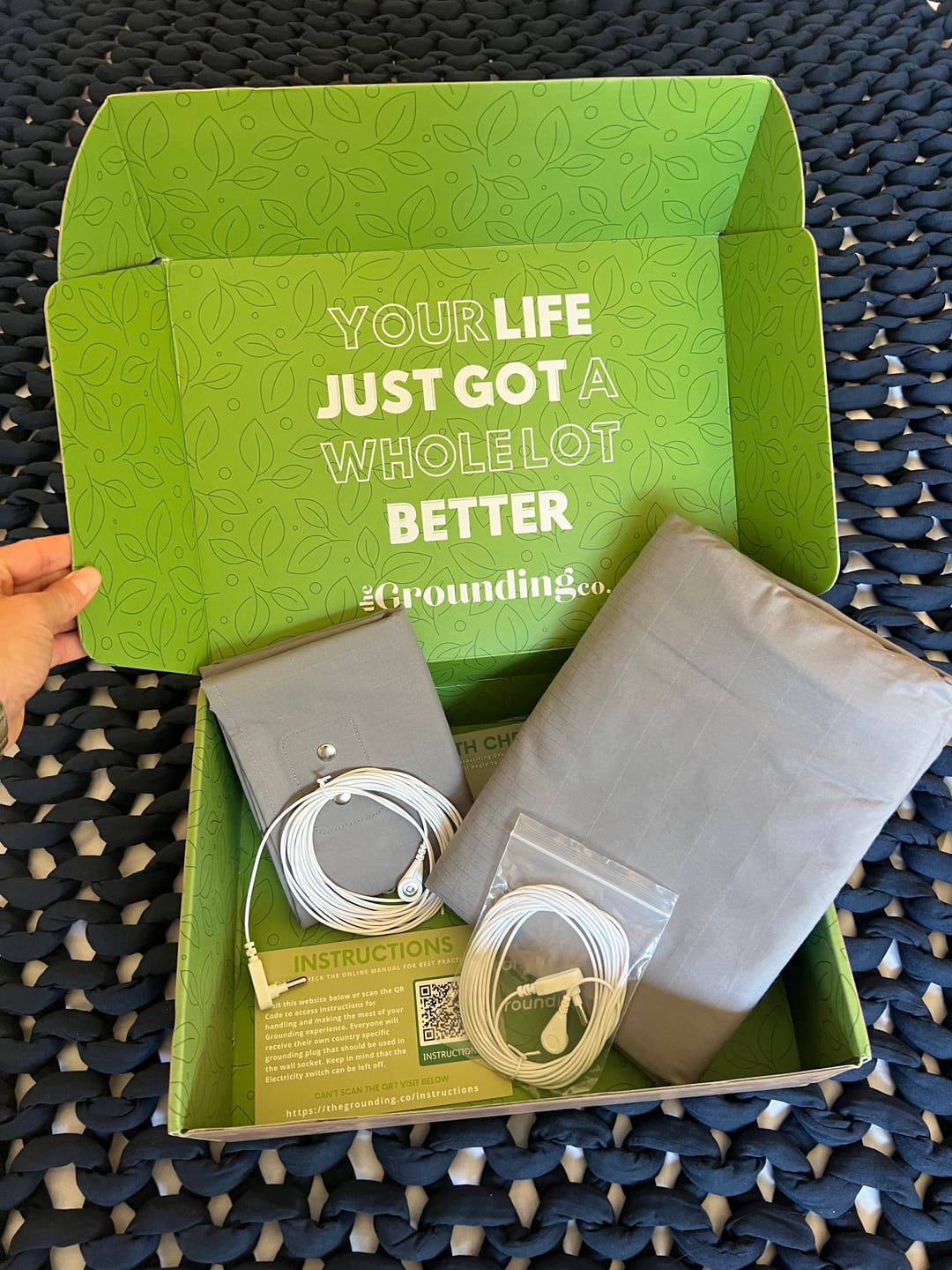 Customer photo review of Terra Grounding Pillow Case