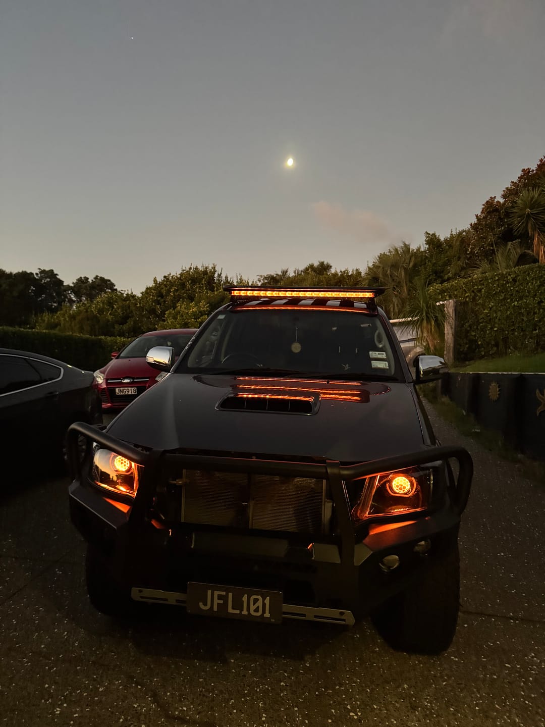 Customer photo review of Toyota Hilux N70 LED 'Angry Eye' Headlights