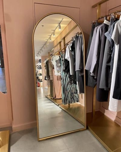 Customer photo review of مرايا استاند خشب طبيعى 40×175سم - DOR227