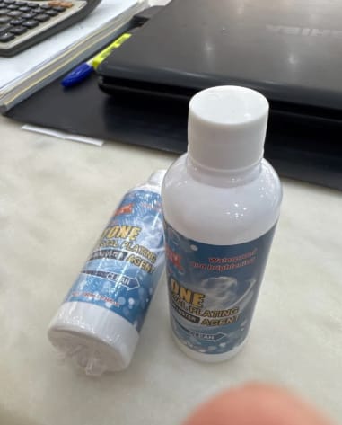 Customer photo review of Stone/Marble Stain Remover & Cleaner