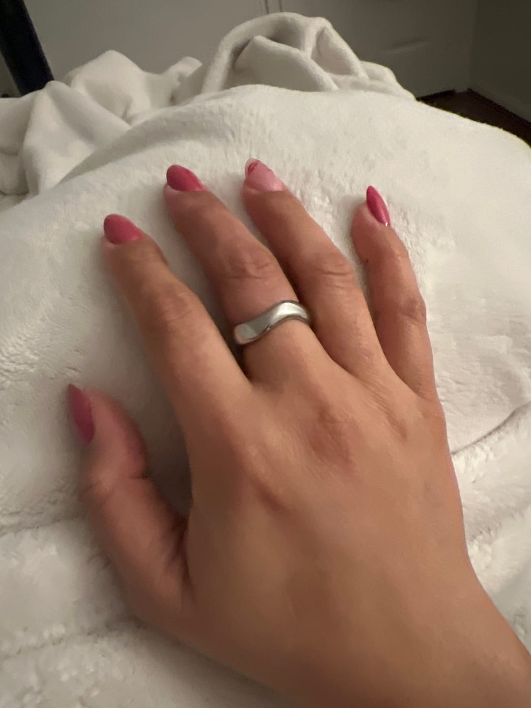Customer photo review of Chunky Wave Ring