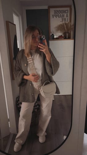 Customer photo review of Oversized Cardigan "CozyGlam"