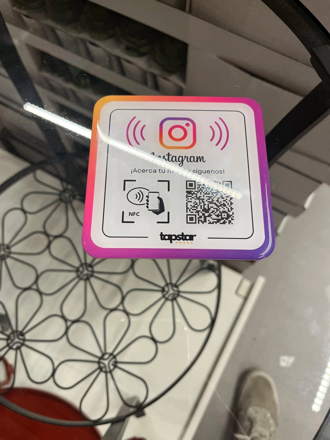 Customer photo review of Placa Seguidores Instagram