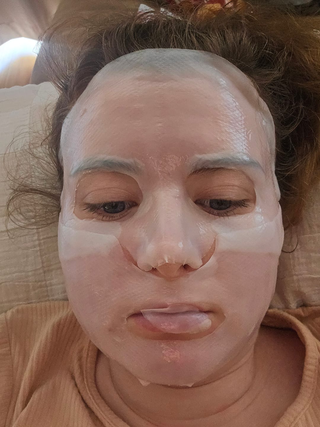 Customer photo review of The Naked Skin Bio-Collagen Mask