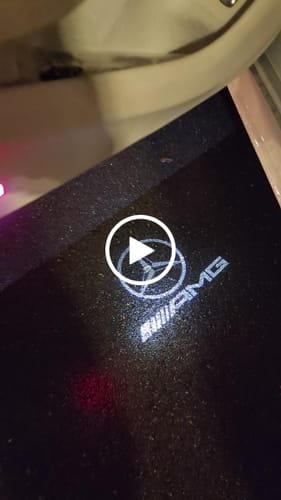 Customer video review of MERCEDES DOOR LIGHTS
