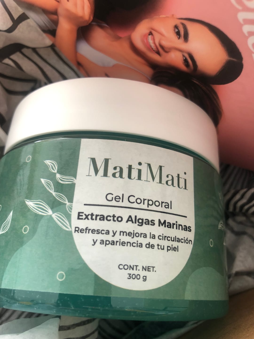 Customer photo review of Gel Corporal Extracto de Algas Marinas