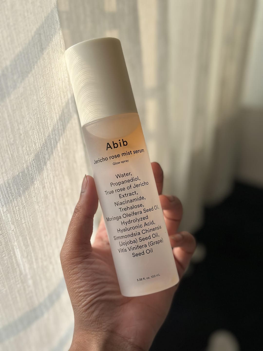 Customer photo review of Jericho Rose Mist Serum Glow Spray