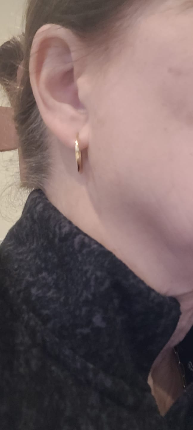 Customer photo review of Essential Earrings Small