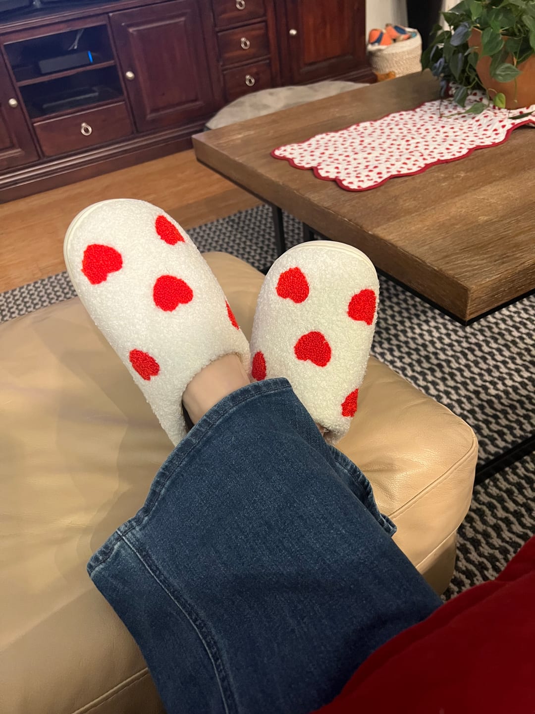 Customer photo review of Lover's Plush Slippers