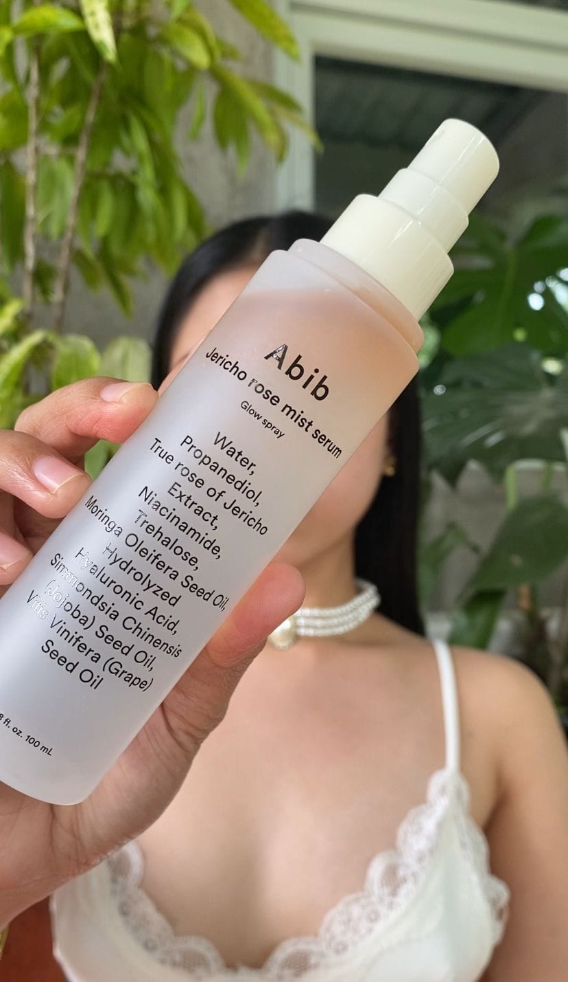 Customer photo review of Jericho Rose Mist Serum Glow Spray