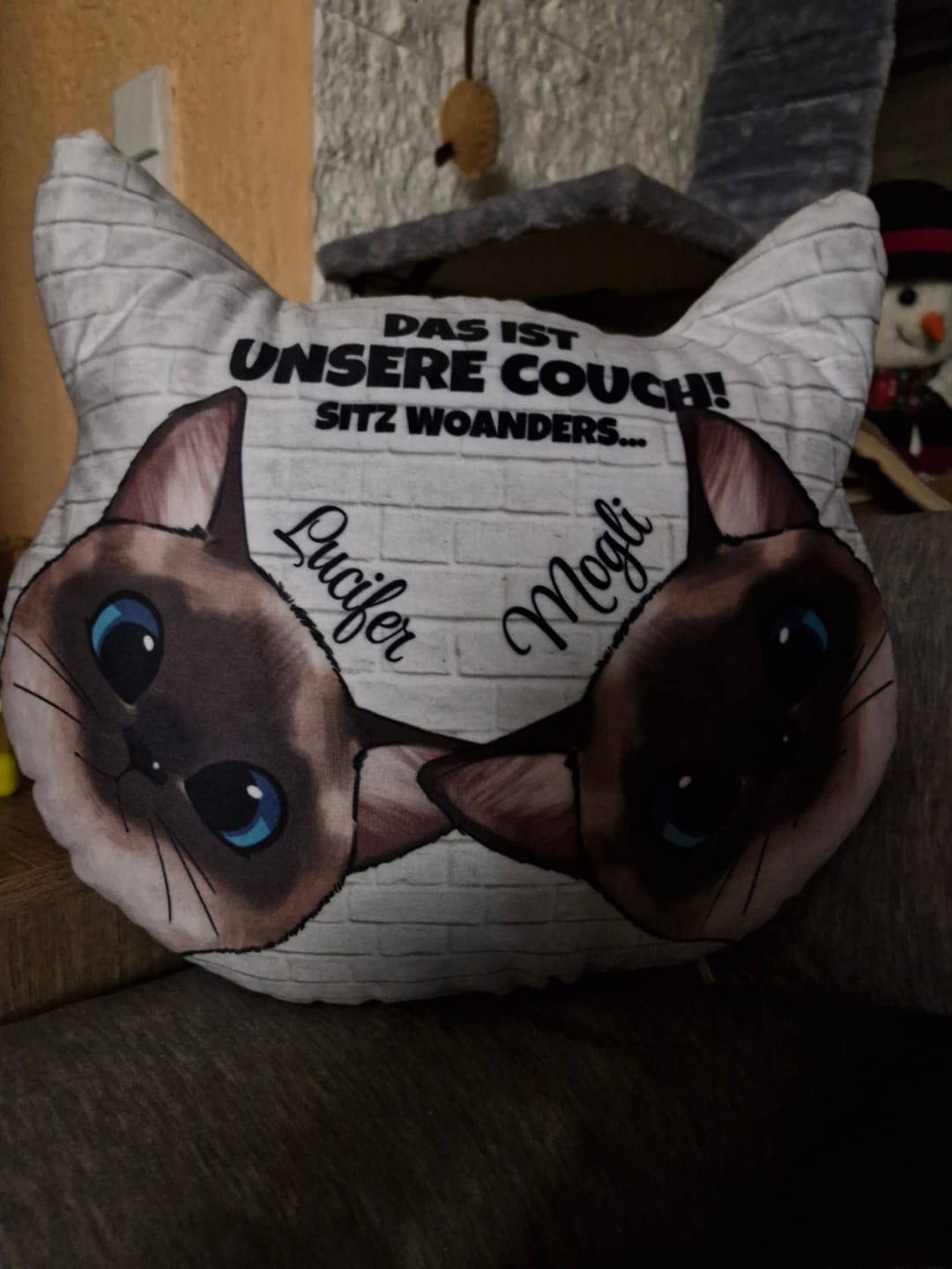 Customer photo review of Unsere Couch - Individuelles Formkissen