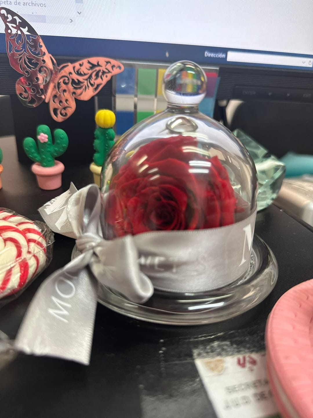 Customer photo review of Rosa Eterna Monet's con Capelo