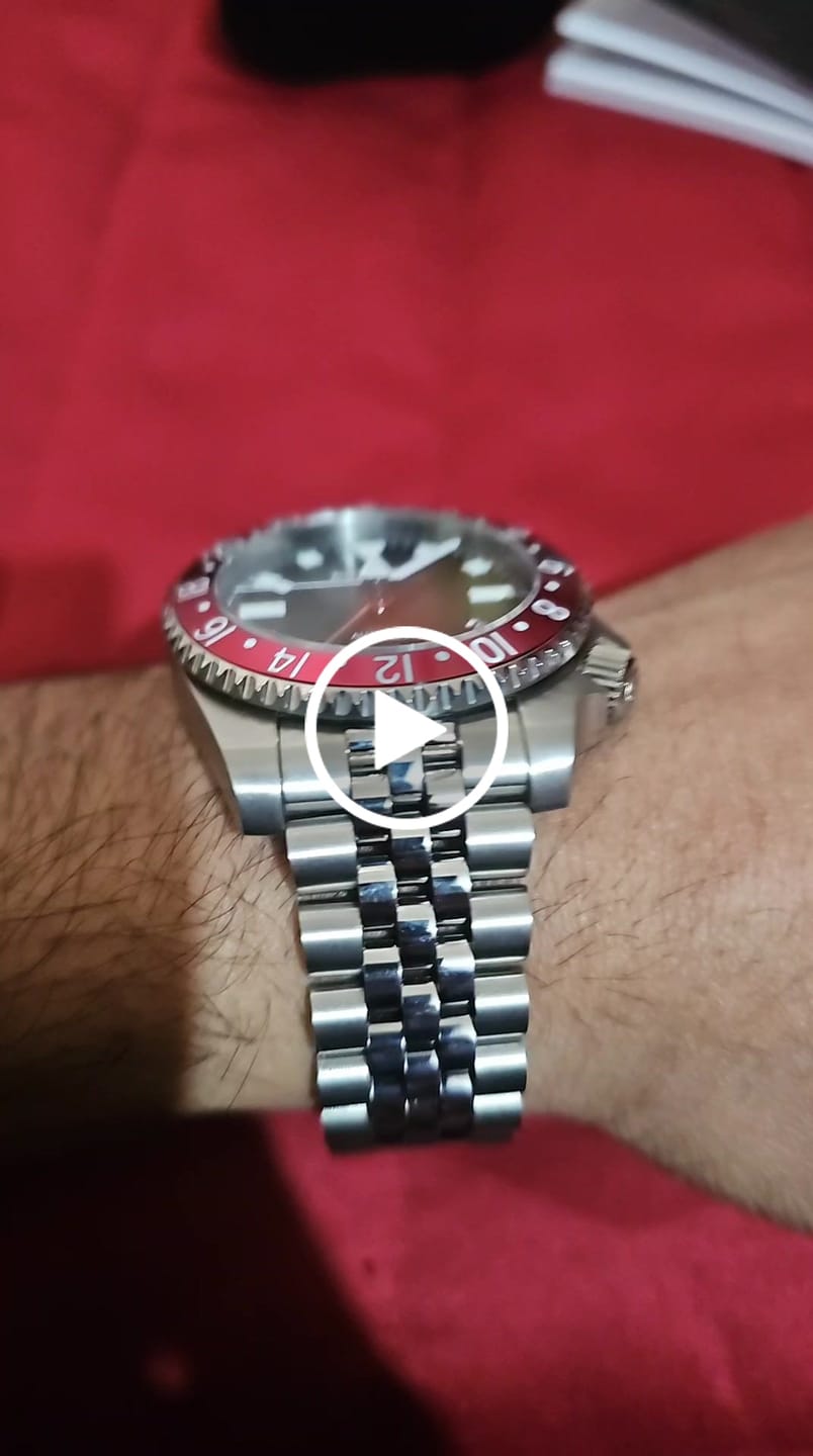 Customer video review of ADMIRAL GMT - 200M Waterproof Titanium Automatic Diver Watch | Black