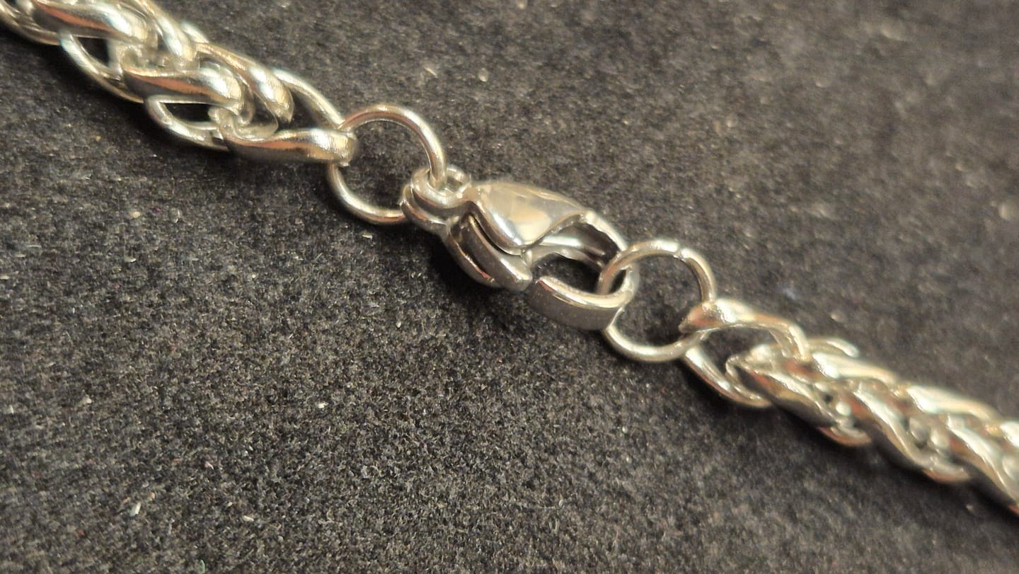 Customer photo review of Mjölnir - Thor's Hammer Stainless Steel Necklace