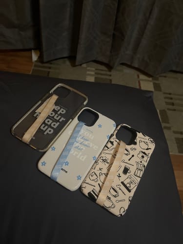 Customer photo review of Phone Loop Light Blue