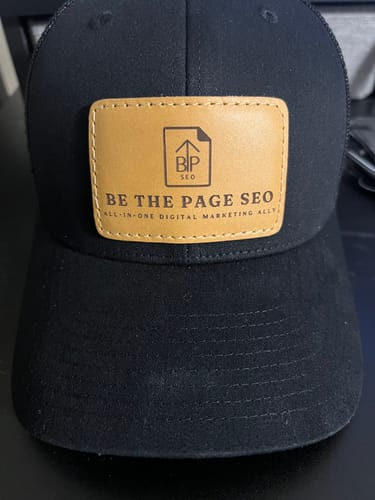 Customer photo review of Richardson 112 Custom Leather Patch Hat