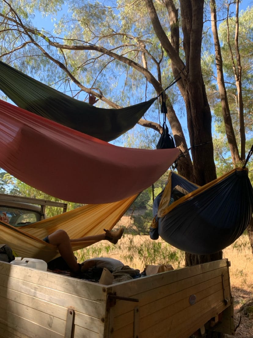 Customer photo review of Lightweight Double Hammock