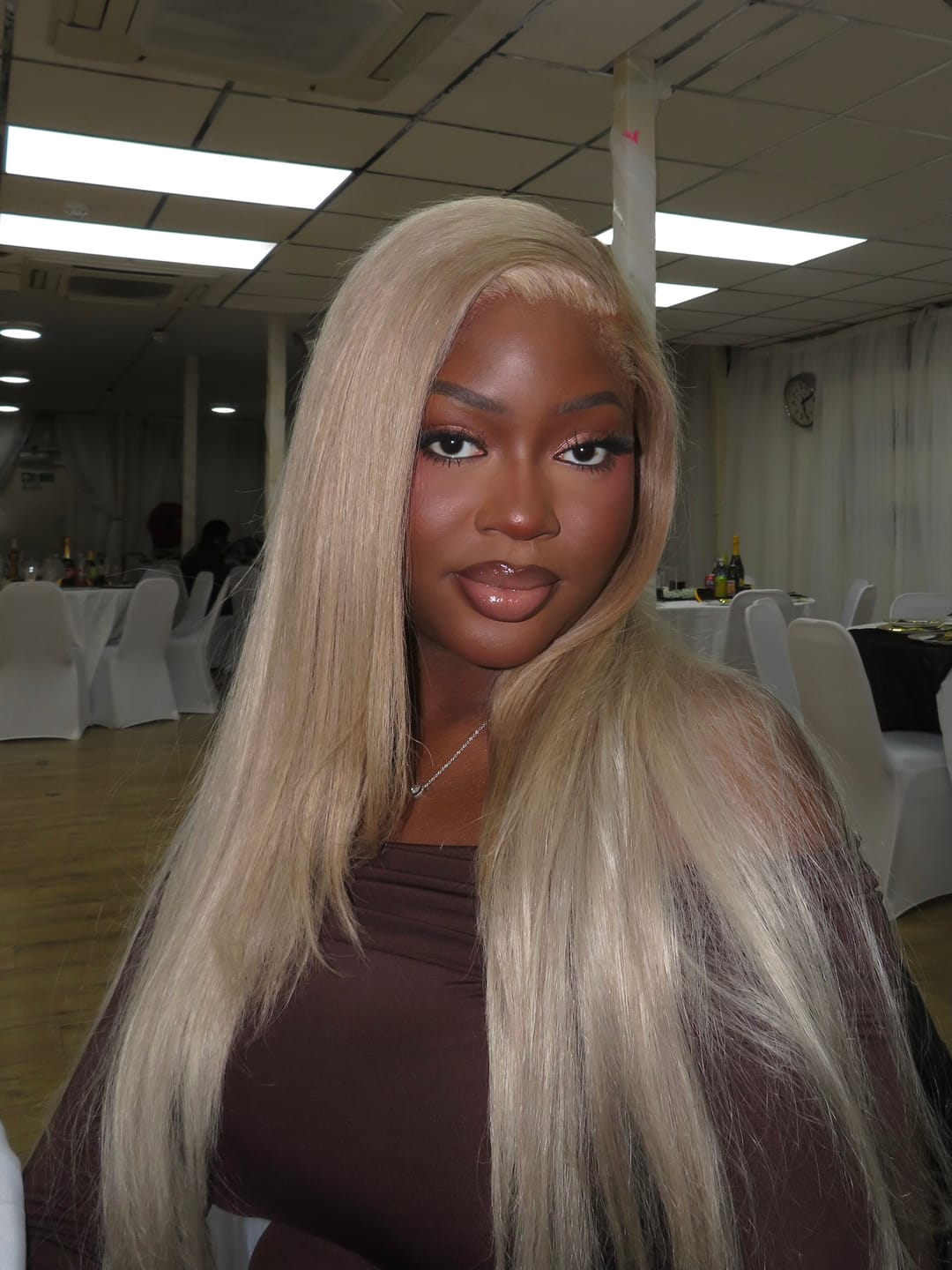 Customer photo review of Medium brown Lace Tint
