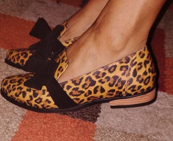 Customer photo review of Mocasín Rosita Amatista