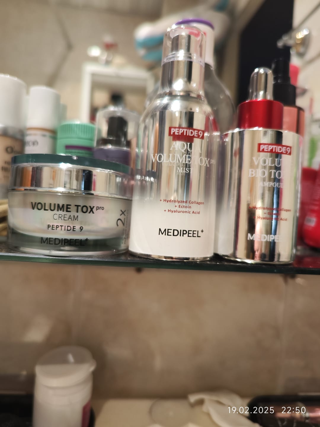 Customer photo review of Mitrinošs peptīdu izsmidzināmais līdzeklis ādas tvirtuma palielināšanai Medi-Peel Peptide 9 Aqua Volume Tox Mist PRO