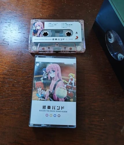 Customer photo review of Cards Cassette Tape Music Neon Genesis The Rock Nana Hatsune Miku Cartoon Character Soundtrack Record