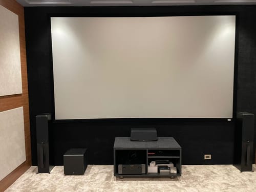 Customer photo review of Novus N5T 5.25" Floorstanding Tower Speaker Single