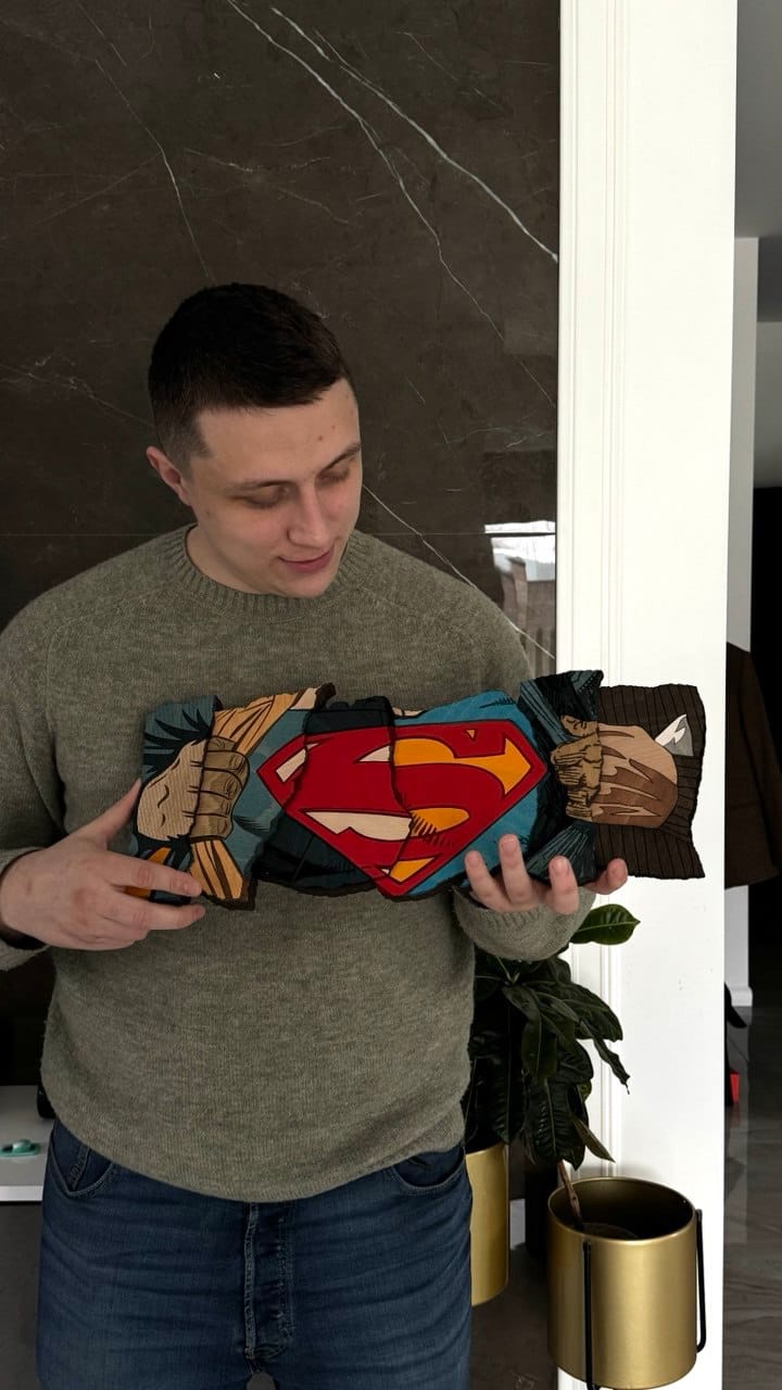 Customer photo review of SUPERMAN THROUGH THE YEARS POSTER