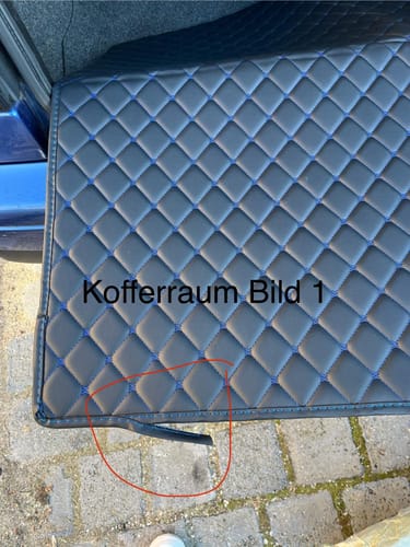 Customer photo review of Auto Fußmatten inkl. Kofferraummatte Maßanfertigung