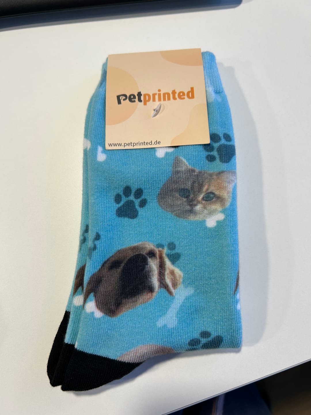 Customer photo review of Foto - Calcetines personalizados