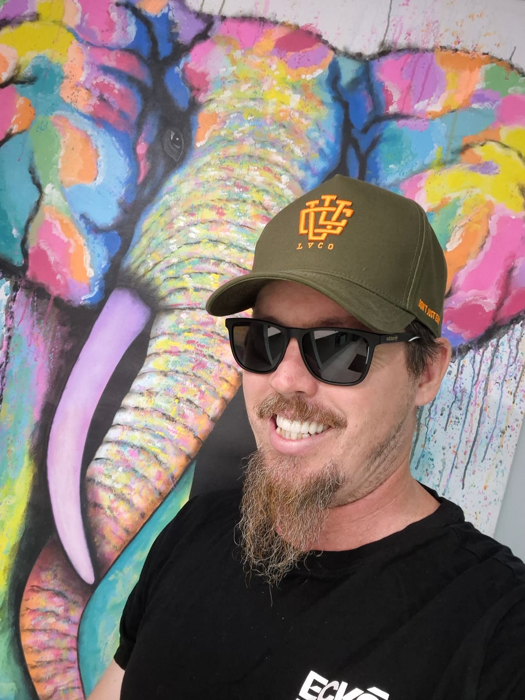Customer photo review of LVCO "Khaki Blaze" A-Frame Snapback
