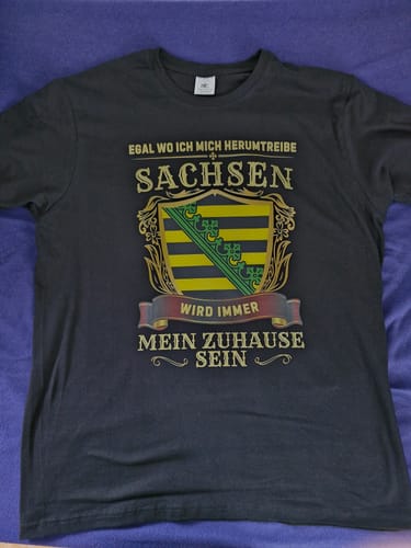Customer photo review of Sachsen - T-Shirt
