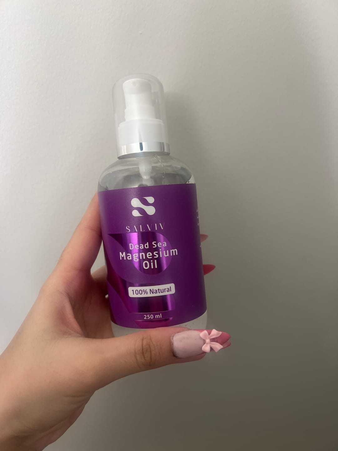 Customer photo review of Salviv Dead Sea Magnesium Oil
