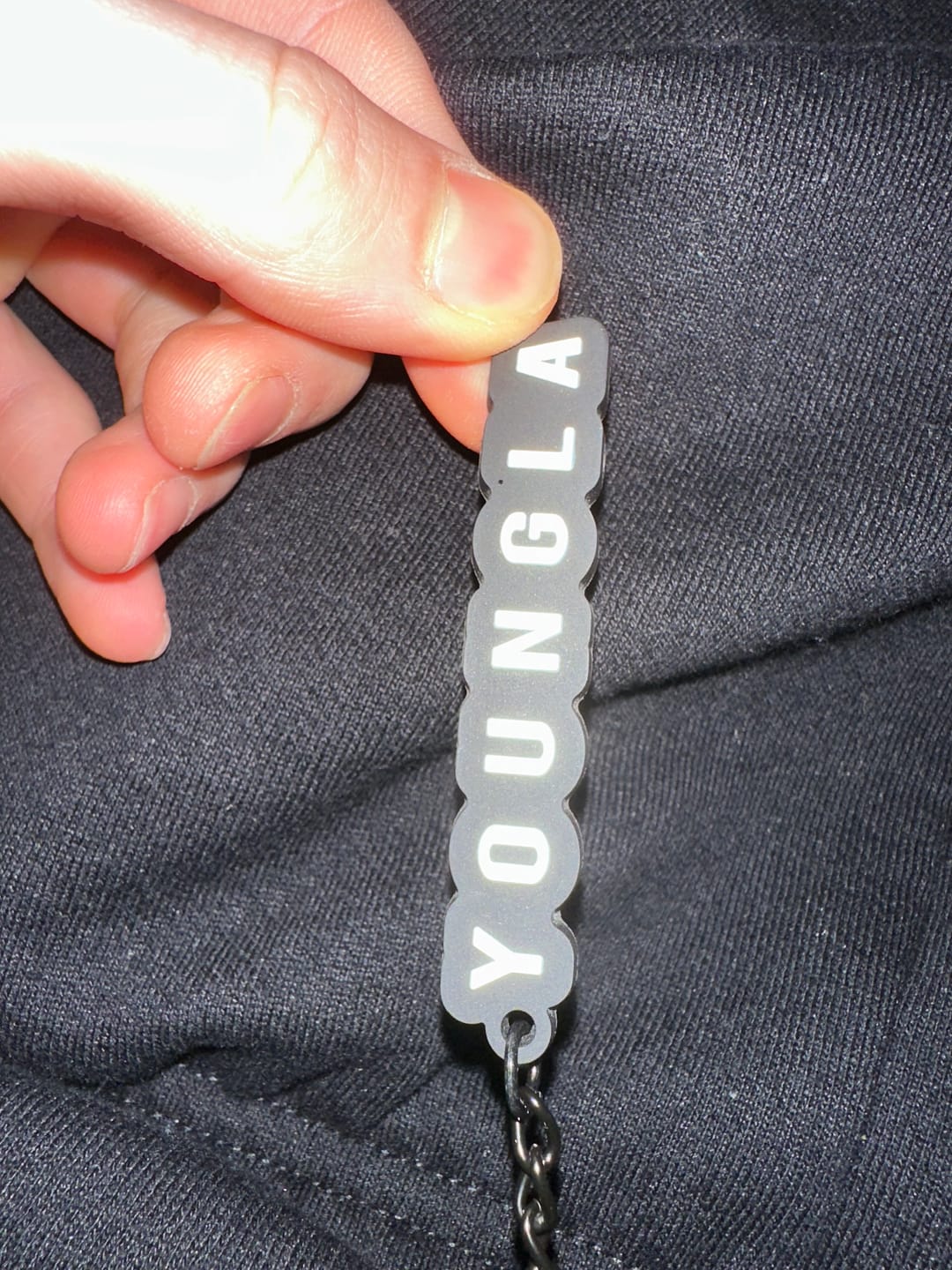 Customer photo review of 931 YoungLA Keychains