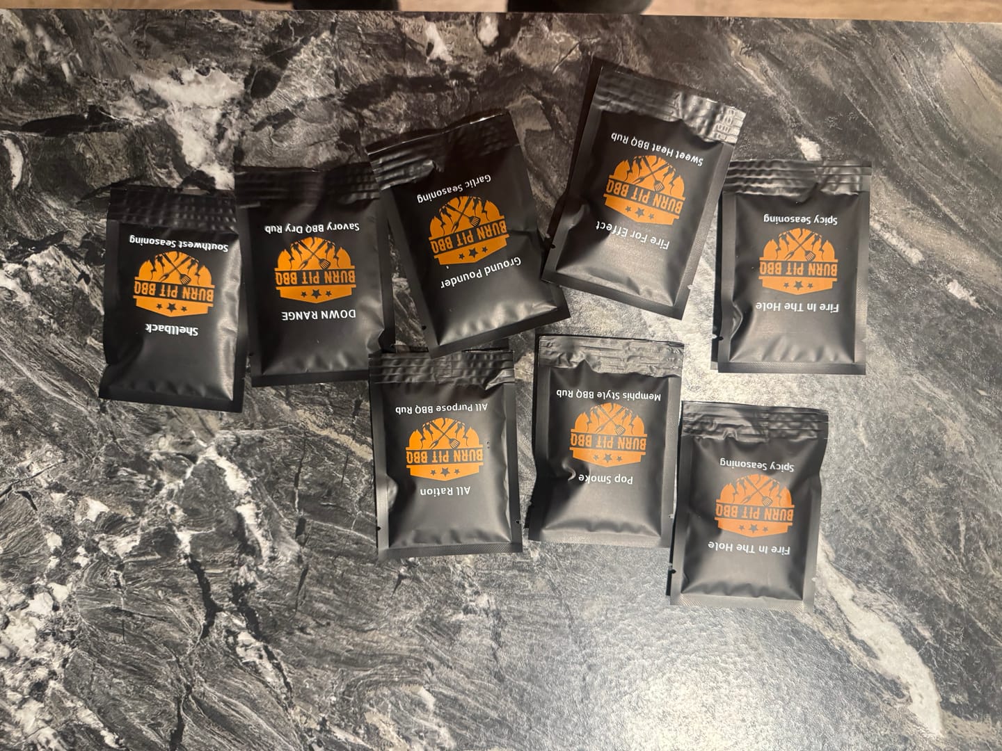 Customer photo review of Premium BBQ Rub and Seasoning Sample Pack: 8 All-Natural, Gluten-Free Flavors!