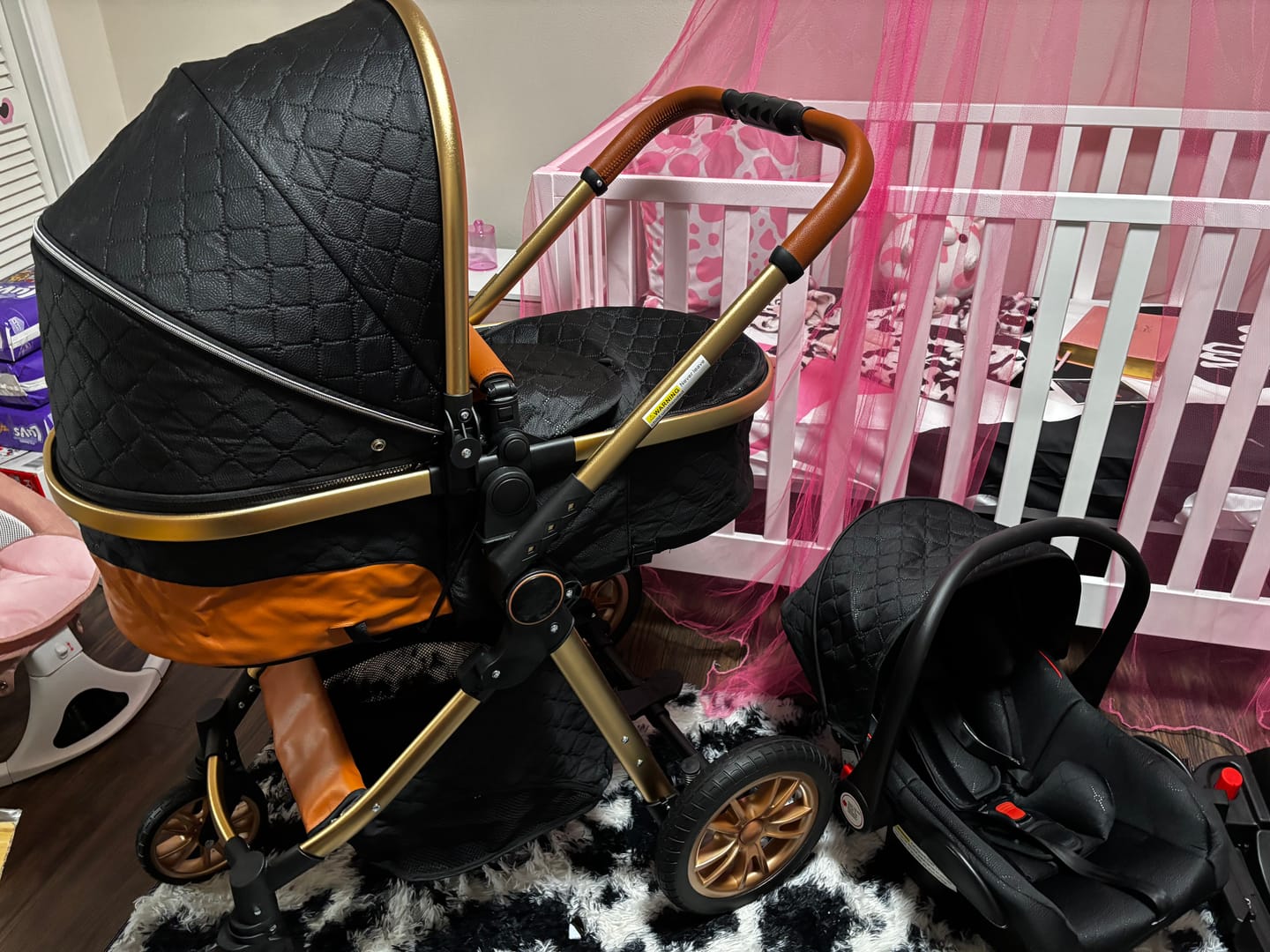 Customer photo review of Premium 3-in-1 Baby Stroller