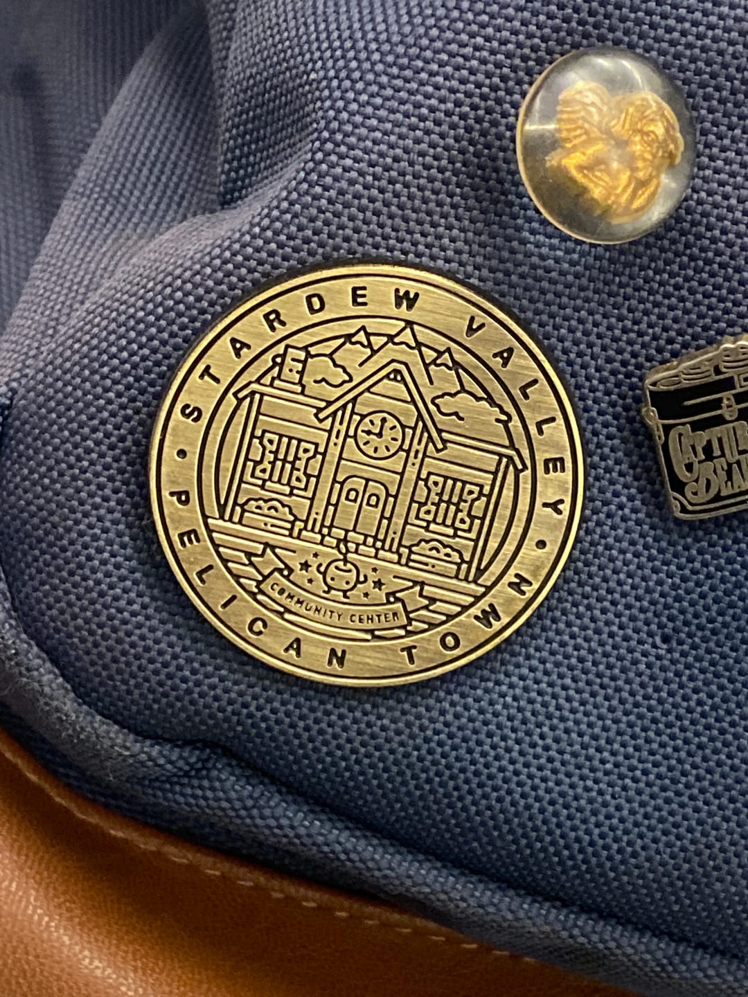 Customer photo review of Stardew Valley - Pelican Town Community Center Pin