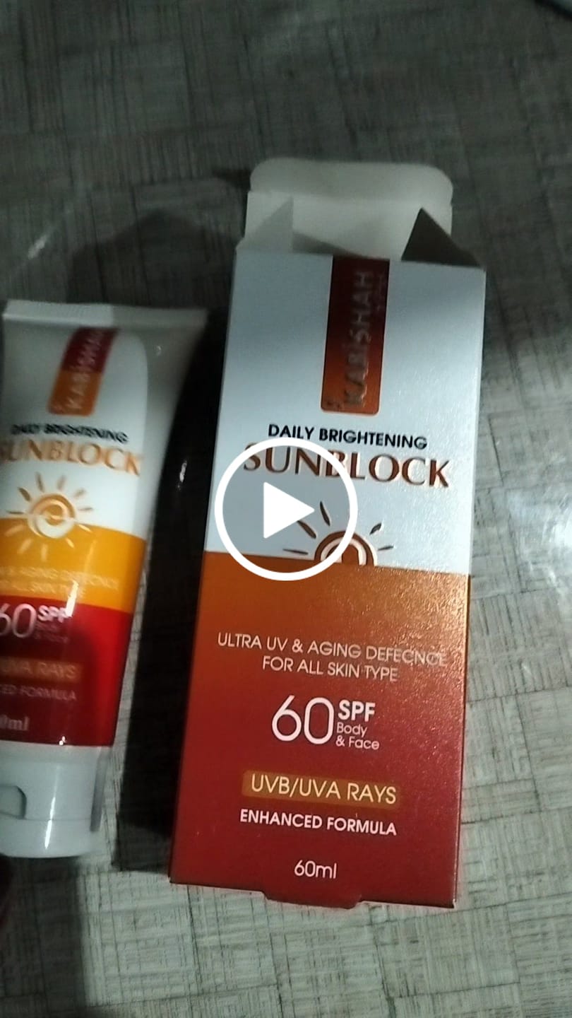 Customer video review of LuminaGuard Daily Brightening Sunblock