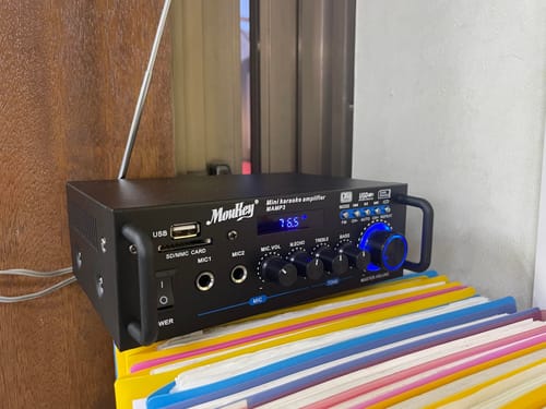 Customer photo review of Moukey MAMP3 ミニアンプ