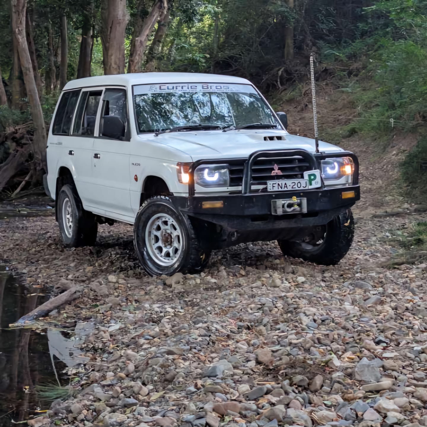 Customer photo review of Bi-LED 'Angry Eye' Headlight Retrofit DIY Kit