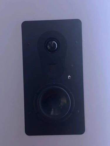Customer photo review of Theatrus T63W Single 6.5" In-Wall Speaker