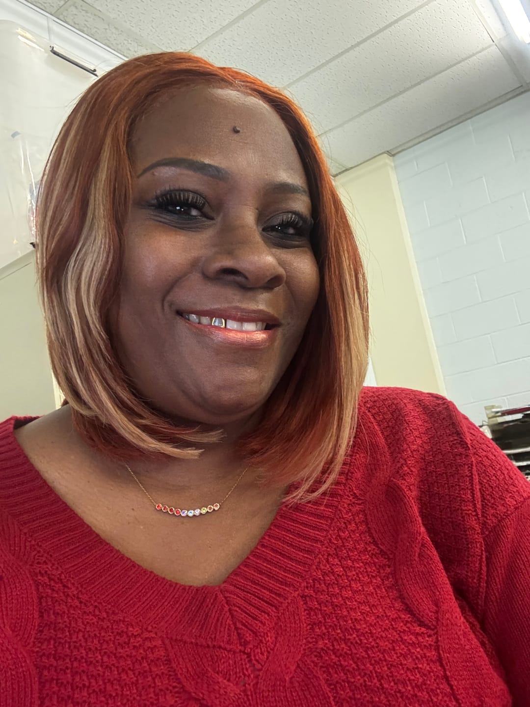 Customer photo review of Sensationnel Empire 100% Human Hair Yaki Weave - 14" Inch