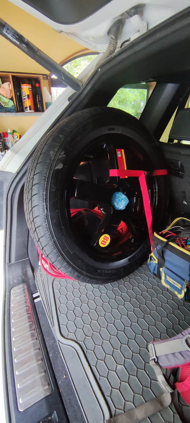 Customer photo review of BMW X3 F25 Space Saver Spare Wheel Kit - HUB CENTRIC - Braumach Spare Models - 2010-2017