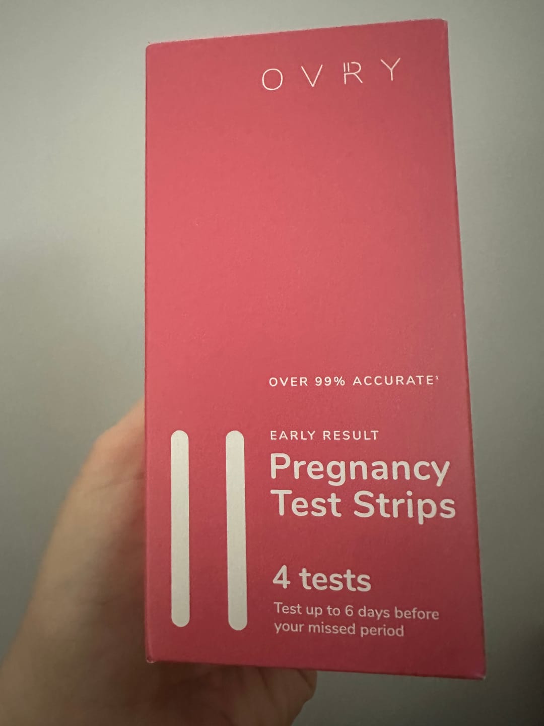 Customer photo review of Pregnancy Test Strips (Ultra-Sensitive)