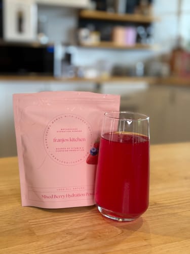 Customer photo review of Motherhood Hydration Powder - Mixed Berry