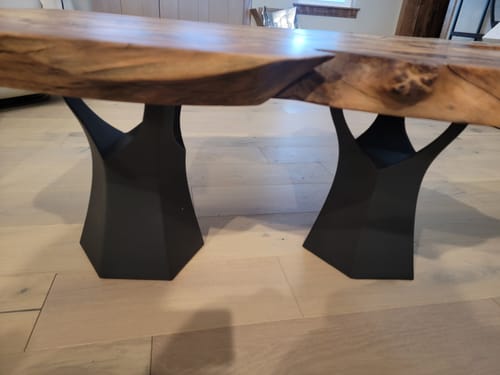 Customer photo review of Coffee Table Base 106S Namu 16H Modern Furniture for Round Table Top