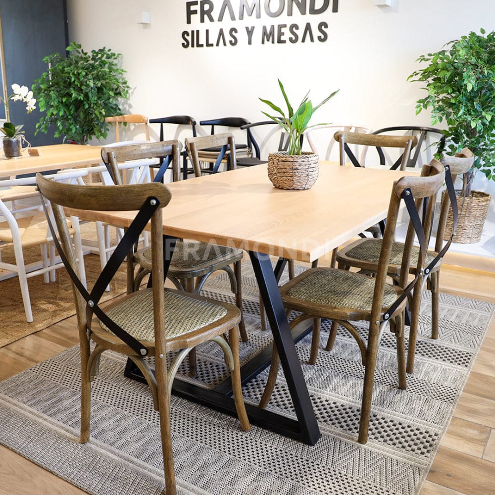 Customer photo review of COMEDOR GENOVA 6P + 6 CROSSBACK ROBLE