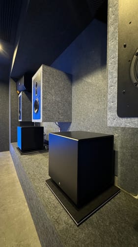 Customer photo review of Bravus II 12D 650W 12" Powered Subwoofer