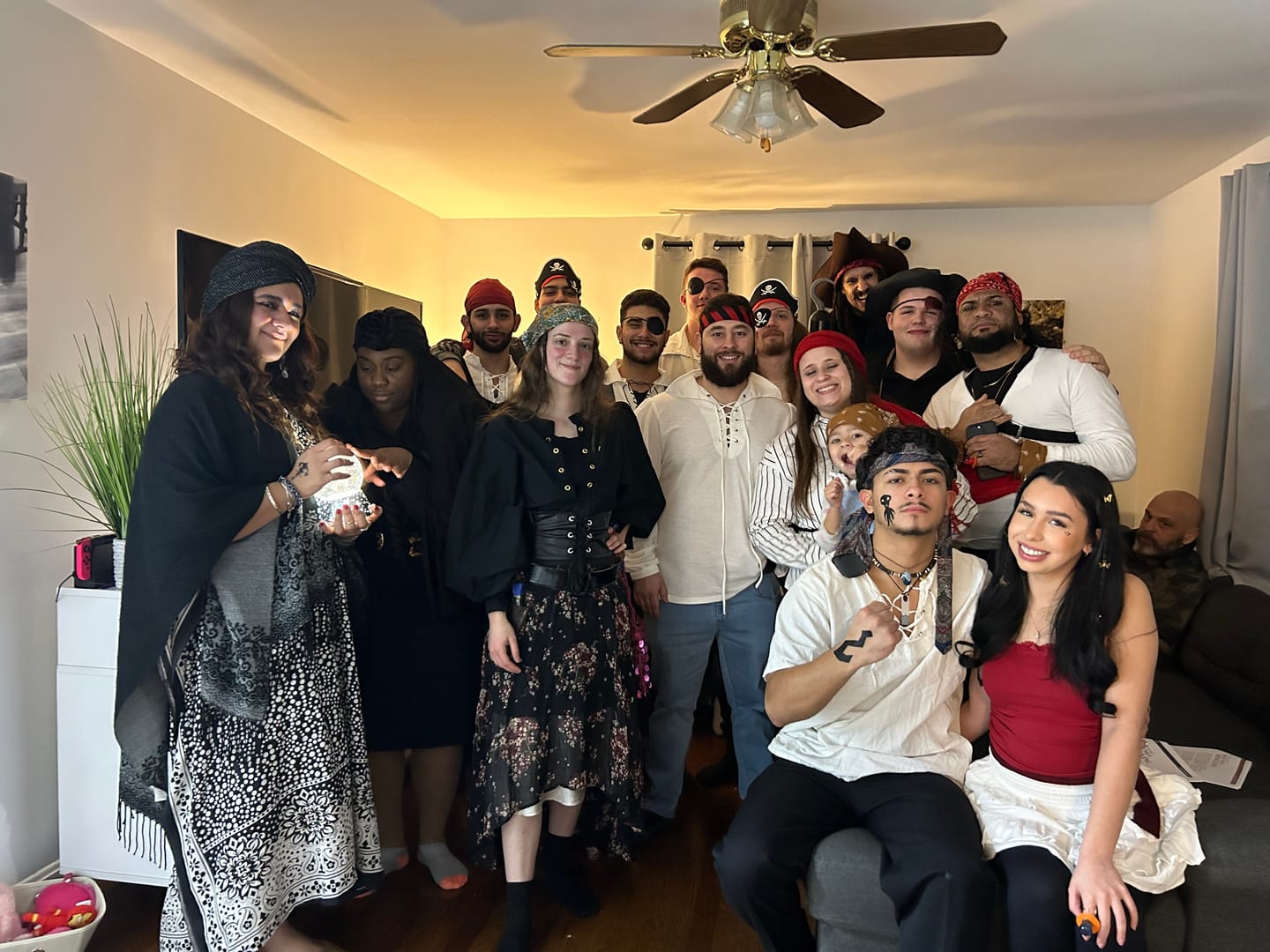 Customer photo review of Pirate Murder Mystery Host Your Own Game Kit