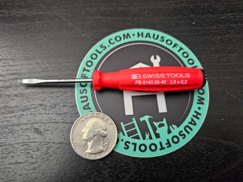 Customer photo review of PB Swiss PB 8140.00-40 Screwdriver Slotted with Swiss Grip Handle, L - 100 mm